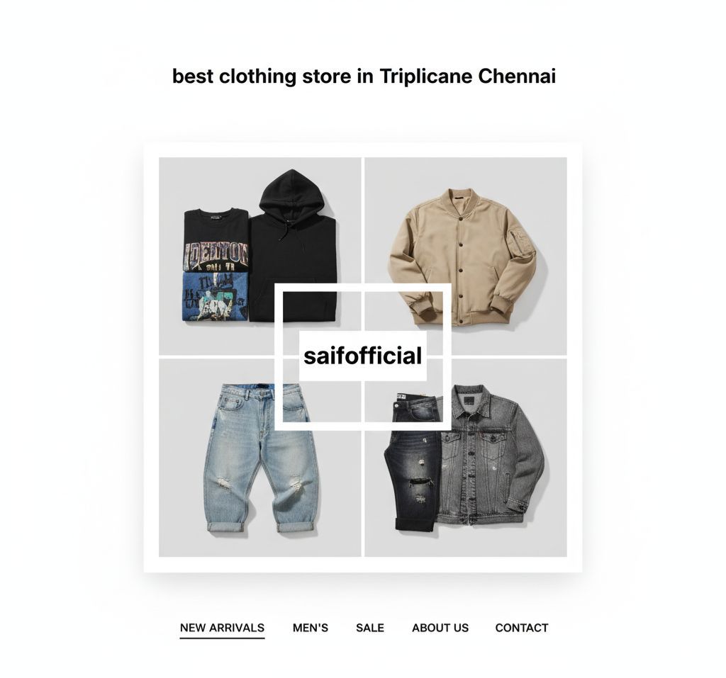 best clothing store in triplicane