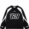 69 star raglan long sleeve t shirt