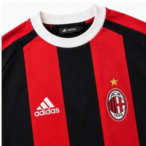 WhatsApp Image 2026-05-22 at 8.45.14 PM (1) AC Milan Retro Stripe Oversized Jersey Tee