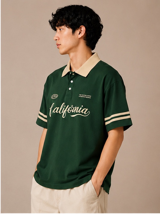 California Vintage Polo T-Shirt