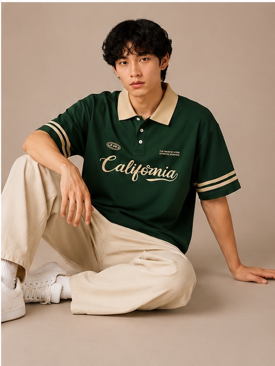 California Vintage Polo T-Shirt