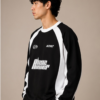side_black_raglan_3x4 Race Runner H202 Oversized Raglan T-Shirt