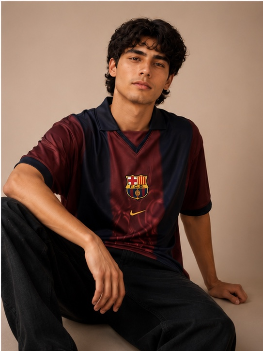 Vintage FCB Oversized Jersey T-Shirt